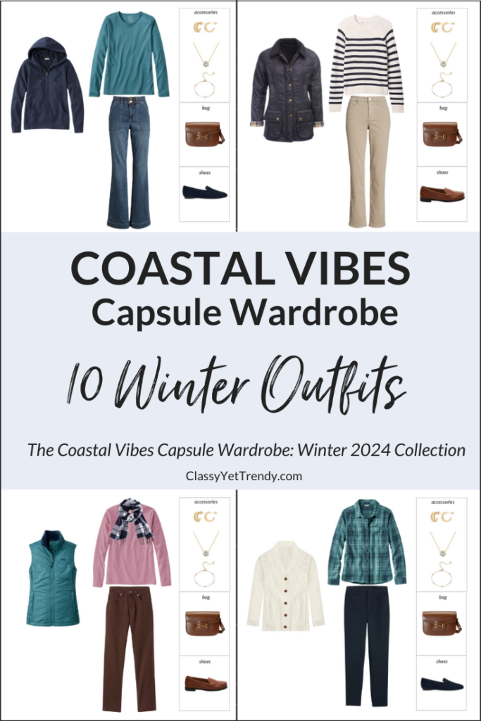 The Coastal Vibes Capsule Wardrobe - WINTER 2024 Outfits Preview