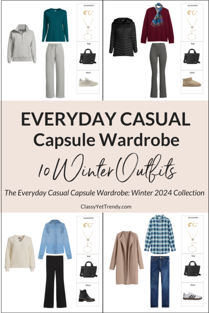 The Everyday Casual Capsule Wardrobe - Winter 2024 Outfits Preview