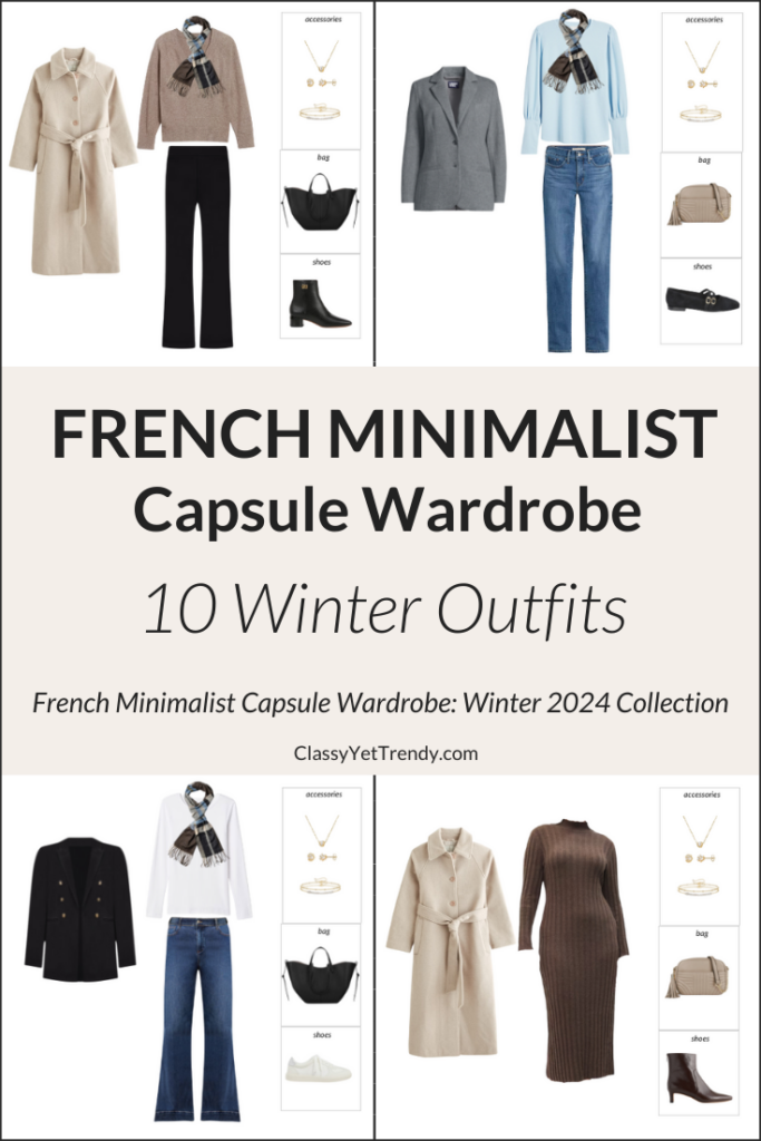 The French Minimalist Capsule Wardrobe - WINTER 2024 Outfits Preview