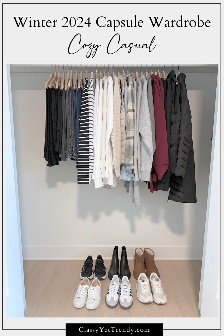 My 34-Piece Cozy Casual Winter 2024 Capsule Wardrobe + 10 Outfits