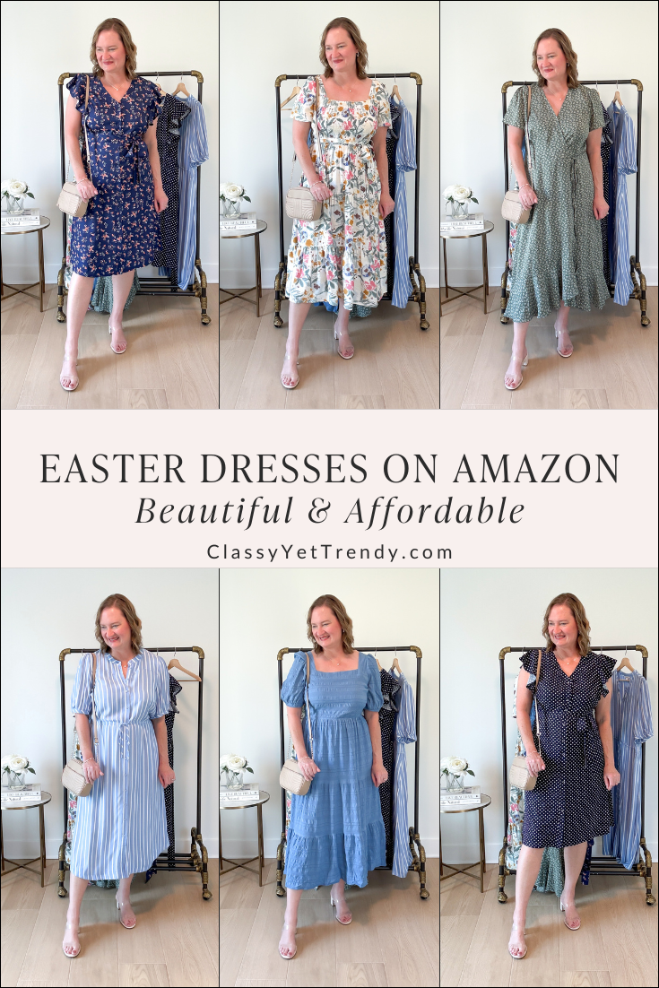 Beautiful and Affordable Easter Dresses on Amazon Try-On Session: Wear Now, Wear Later + [VIDEO]