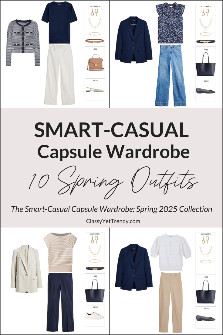 10 Smart-Casual Spring 2025 Outfits: Modern and Minimalist For Work & Everyday