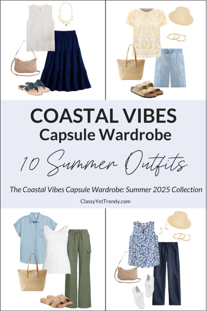 The Coastal Vibes Capsule Wardrobe - SUMMER 2025 Outfits Preview