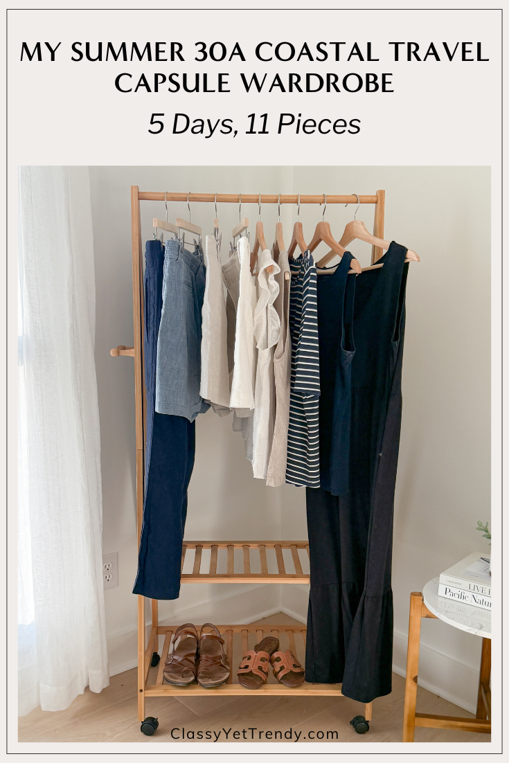 30A Summer Coastal Travel Capsule Wardrobe: 5 Days, 11 Pieces (What I Wore, Where We Stayed & Where We Dined)