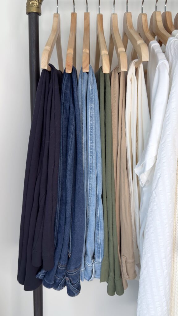 MY 29 PIIECE SPRING 2026 CAPSULE WARDROBE CLASSIC CASUAL - BOTTOMS