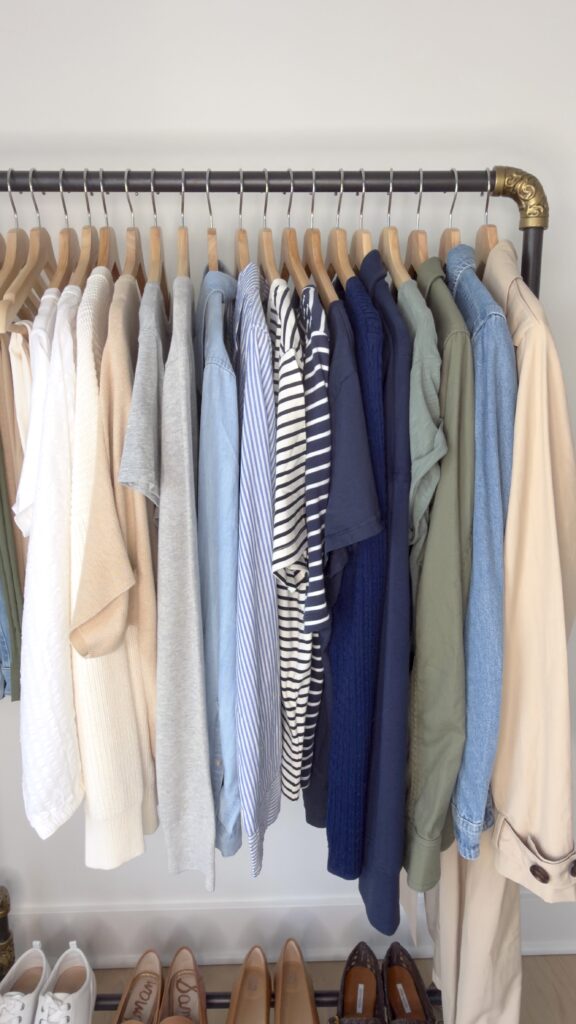 MY 29 PIIECE SPRING 2026 CAPSULE WARDROBE CLASSIC CASUAL - TOPS LAYERS