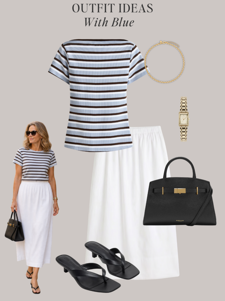 OUTFITS WITH BLUE - MINIMAL CHIC SUMMER OUTFITS - MAY 2026 - outfit 2