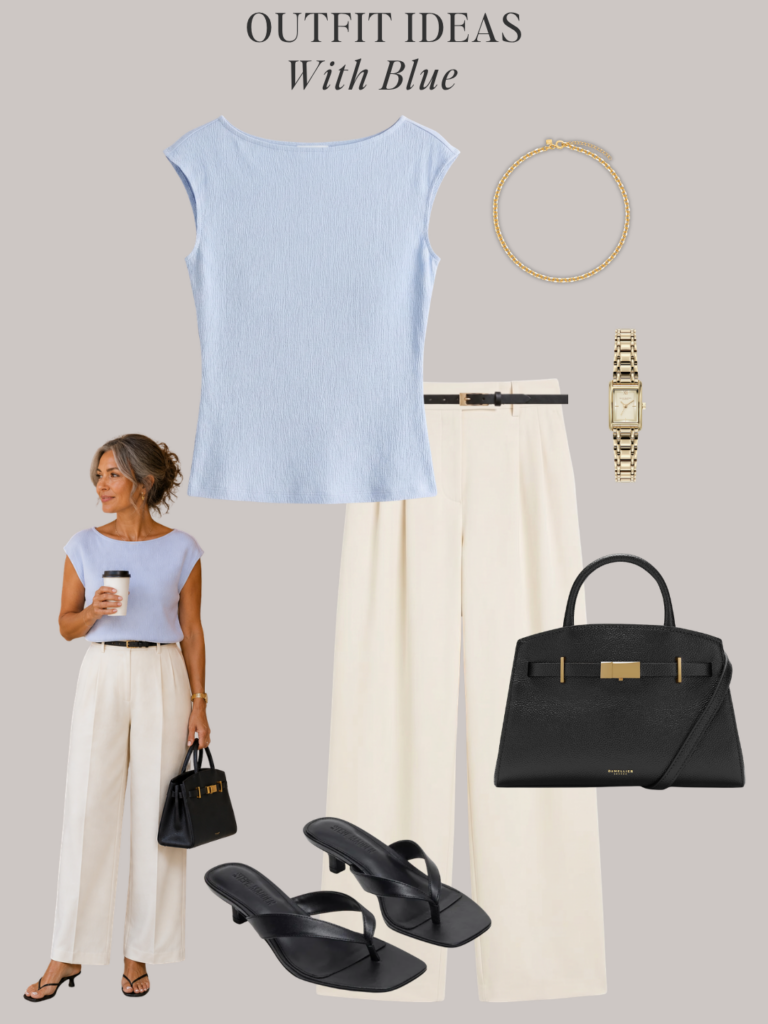 OUTFITS WITH BLUE - MINIMAL CHIC SUMMER OUTFITS - MAY 2026 - outfit 4