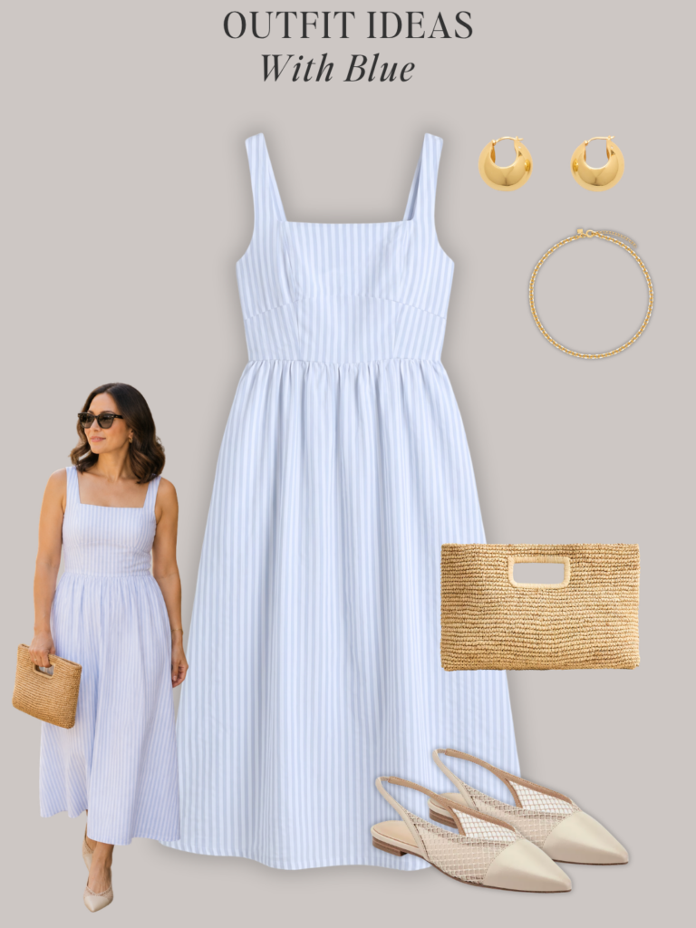 OUTFITS WITH BLUE - MINIMAL CHIC SUMMER OUTFITS - MAY 2026 - outfit 5