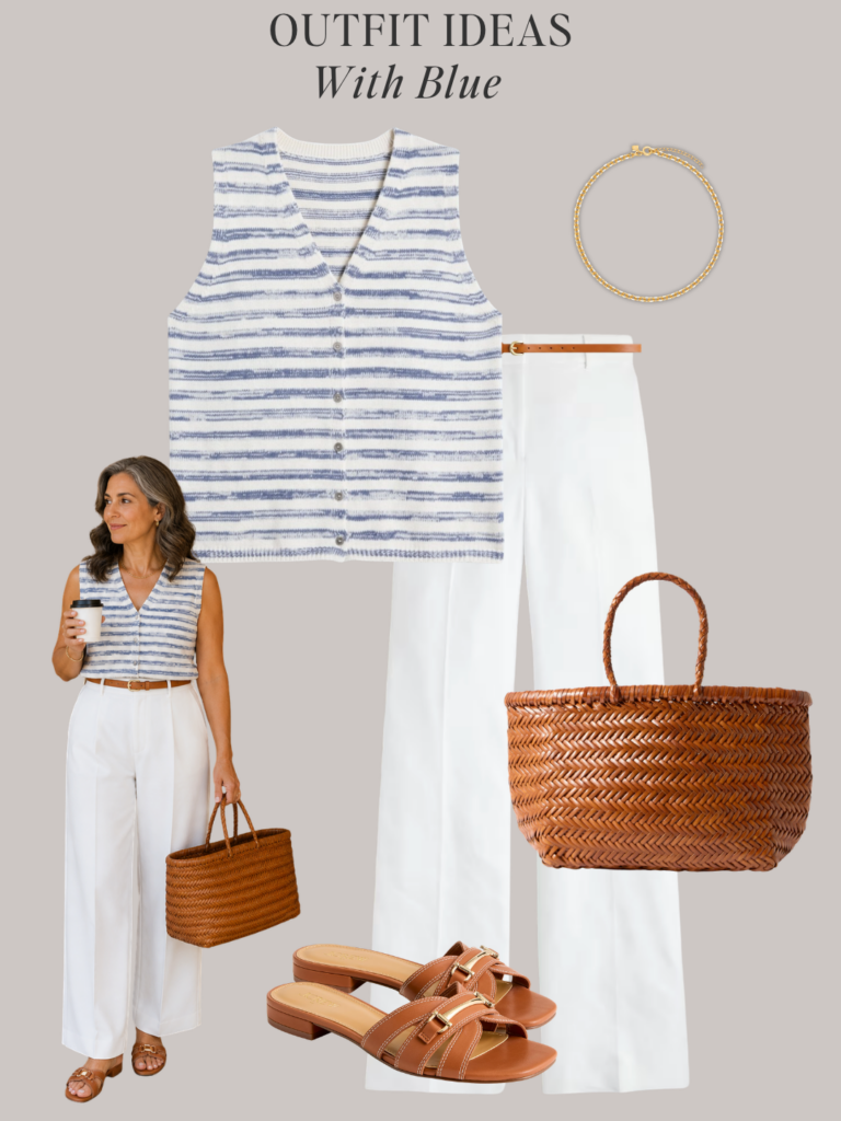 OUTFITS WITH BLUE - MINIMAL CHIC SUMMER OUTFITS - MAY 2026 - outfit 6