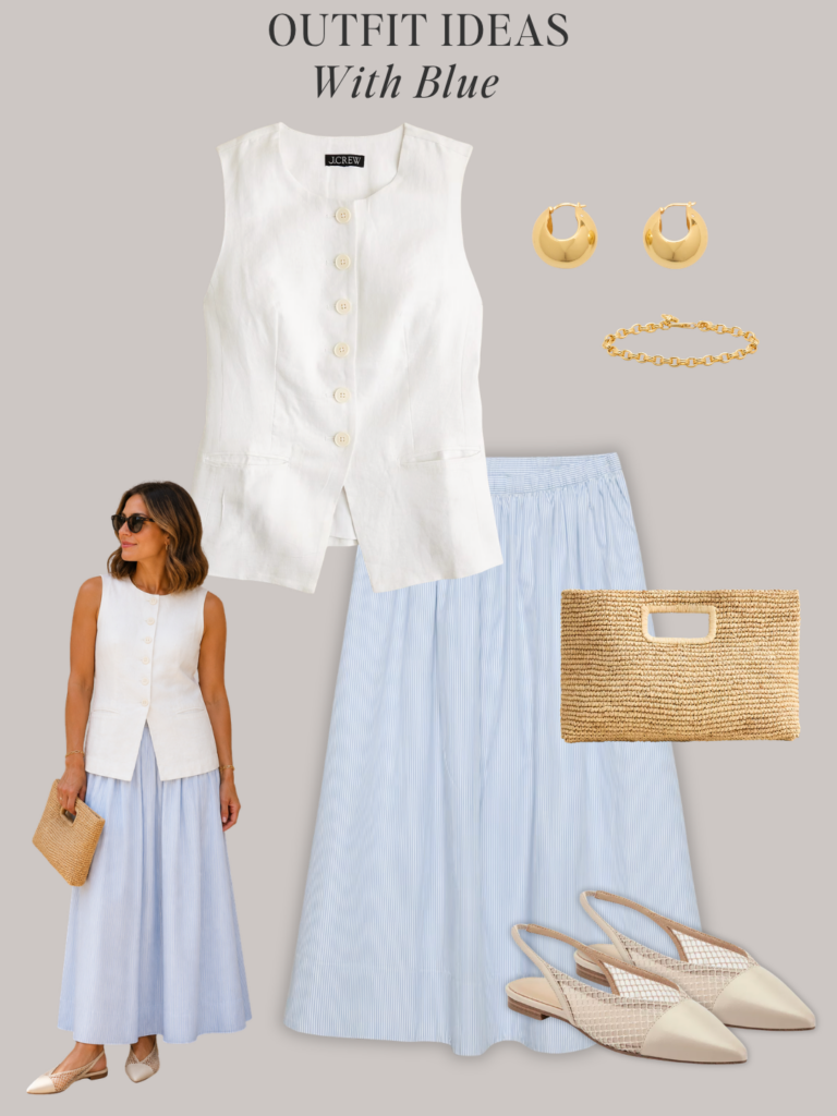 OUTFITS WITH BLUE - MINIMAL CHIC SUMMER OUTFITS - MAY 2026 - outfit 7