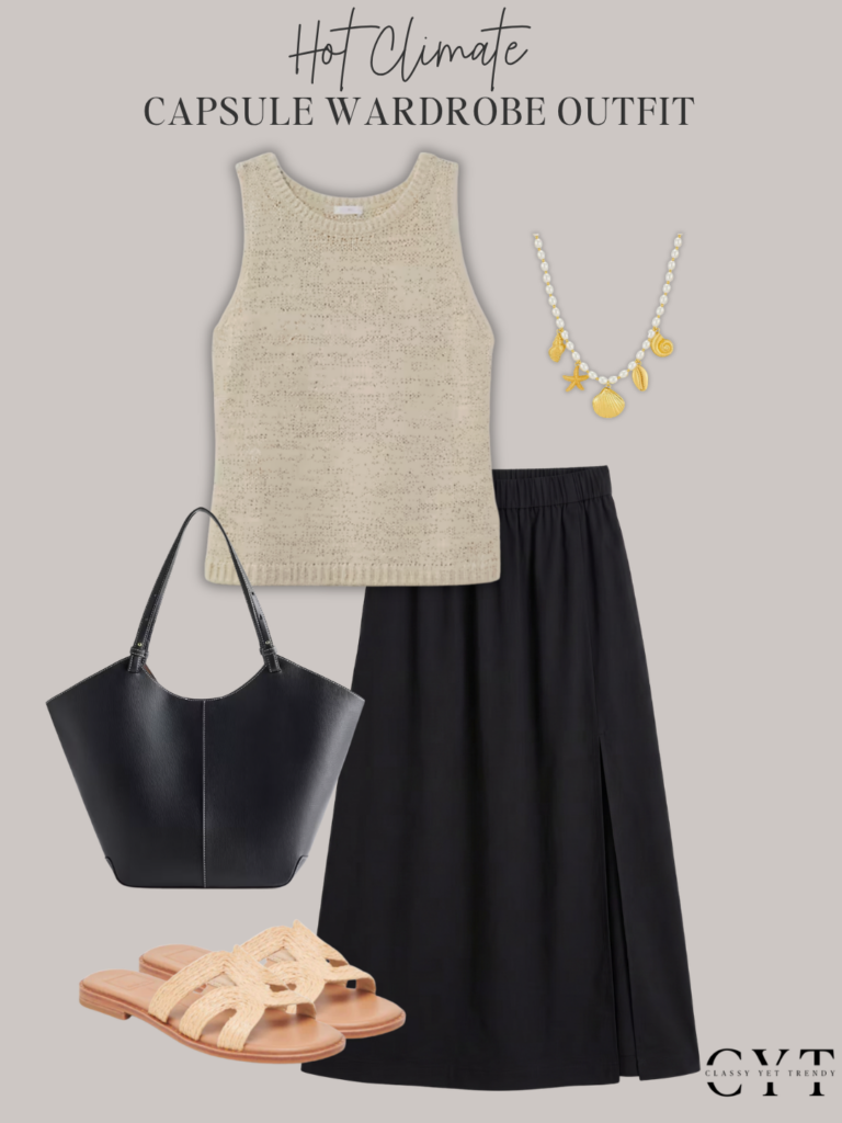 A WEEK OF OUTFITS FROM MY HOT CLIMATE SUMMER 2026 CAPSULE WARDROBE - JUNE 2026 - OUTFIT 7