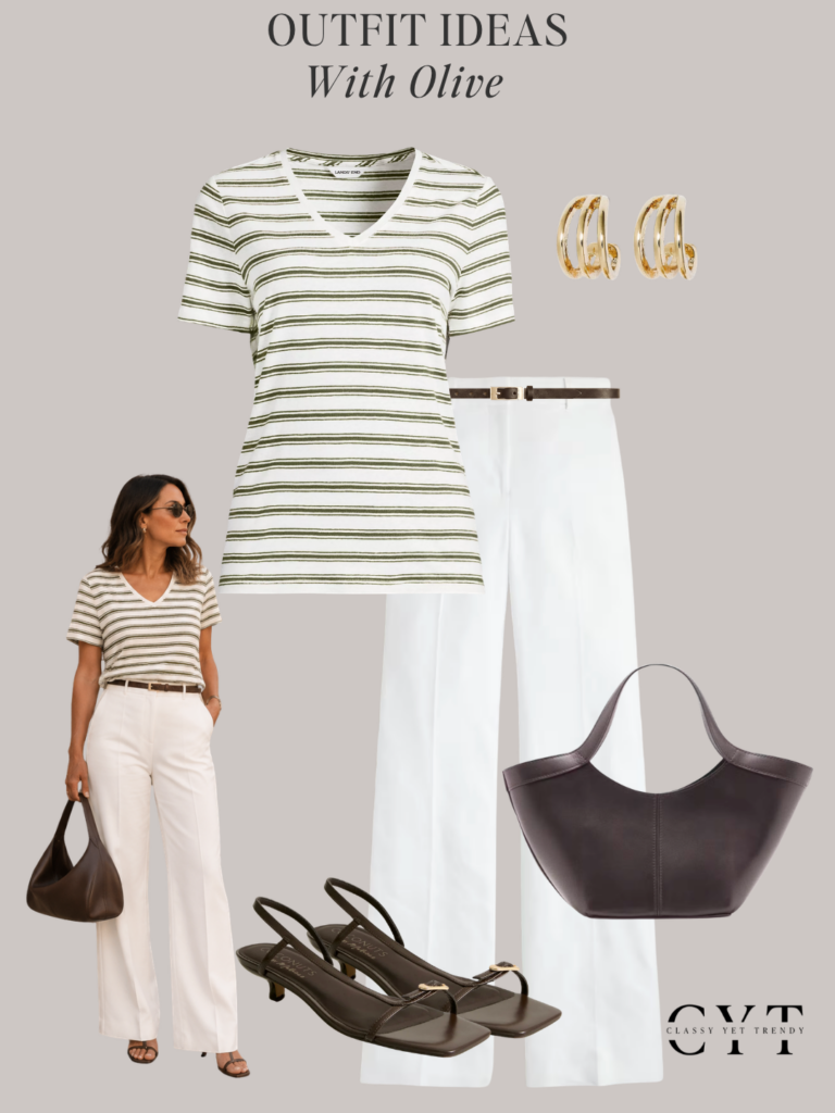 SUMMER OUTFITS WITH OLIVE - JUNE 2026 - OUTFIT 1