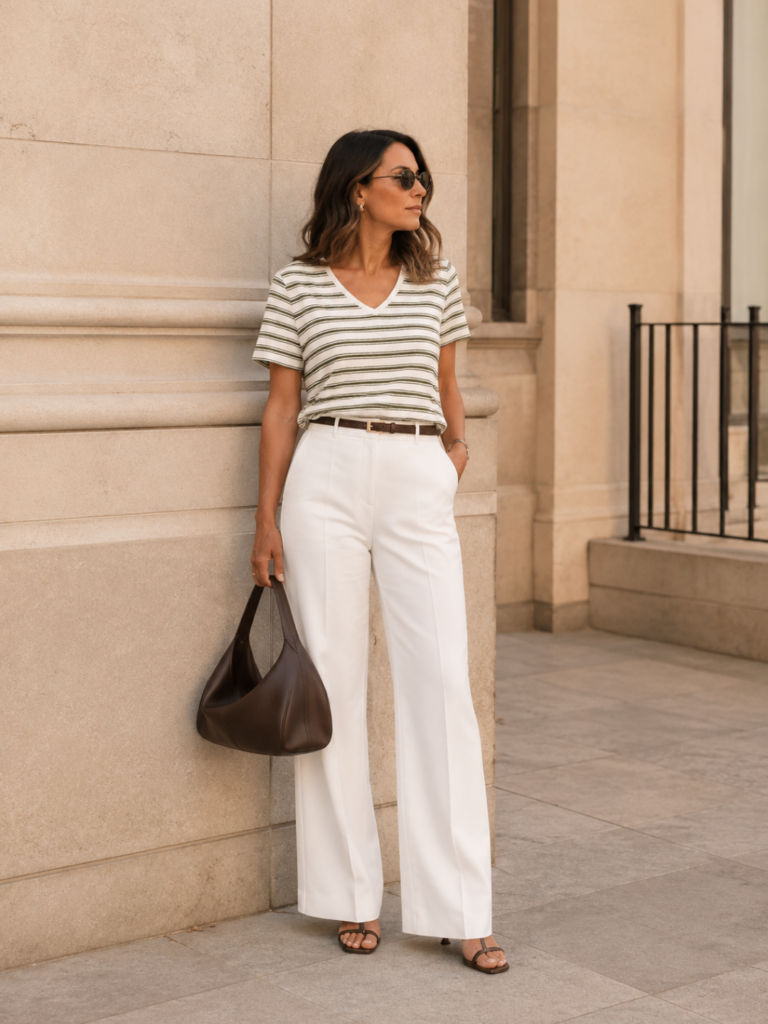 SUMMER OUTFITS WITH OLIVE - JUNE 2026 - OUTFIT 1 MODEL