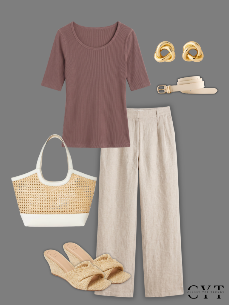 TAUPE BROWN SUMMER OUTFITS - JULY 2026 - OUTFIT 5