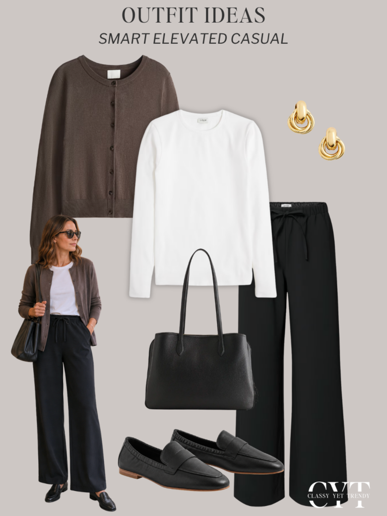 SMART ELEVATED CASUAL OUTFITS FALL 2026 - OUTFIT 7
