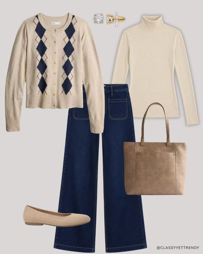 KOHLS FALL MODERN HERITAGE MINI CAPSULE WARDROBE OCT 2026 - OUTFIT 3