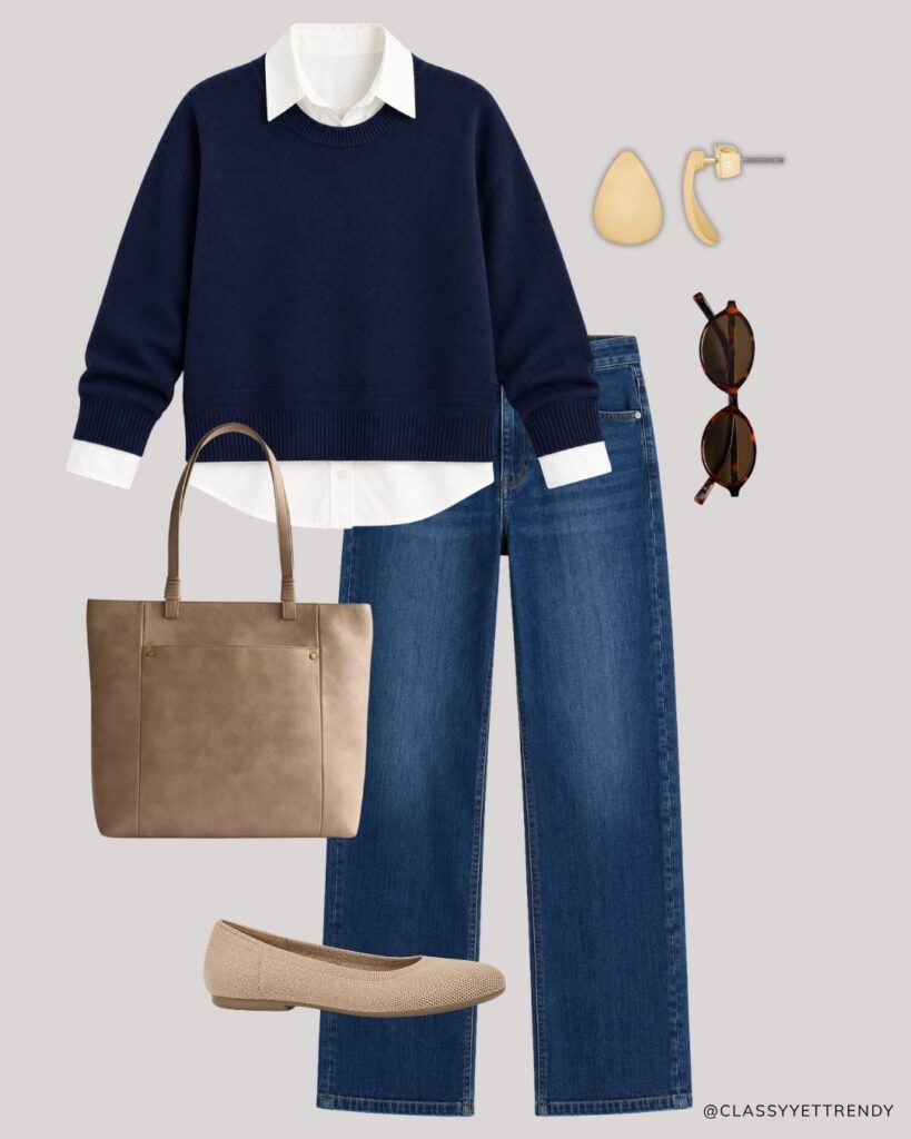 KOHLS FALL MODERN HERITAGE MINI CAPSULE WARDROBE OCT 2026 - OUTFIT 4