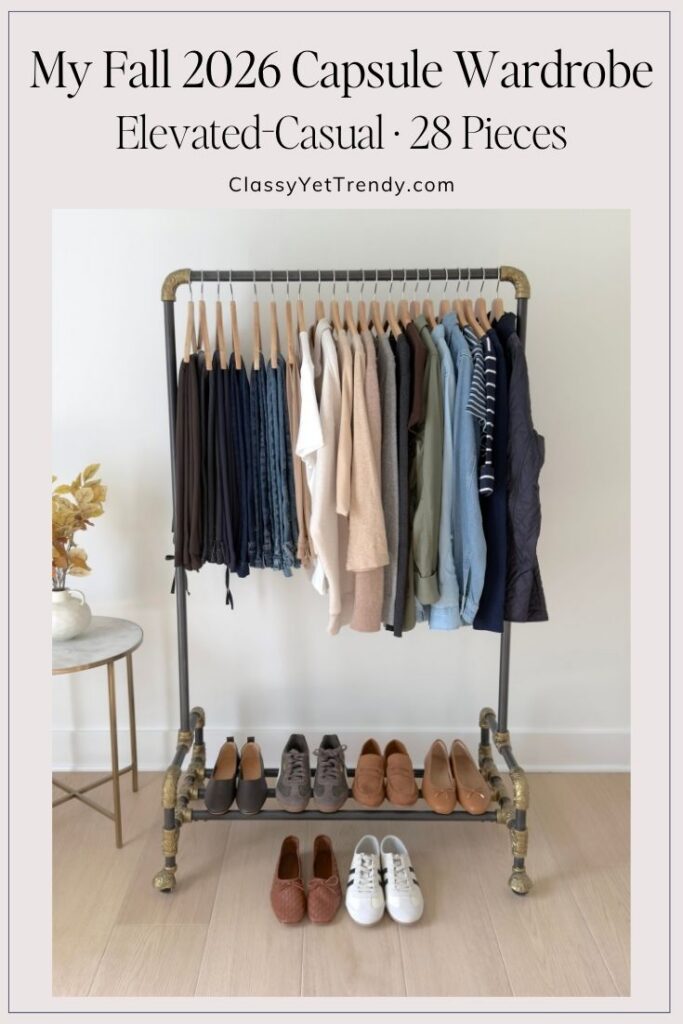 My Fall 2026 Elevated-Casual Neutral Capsule Wardrobe cover