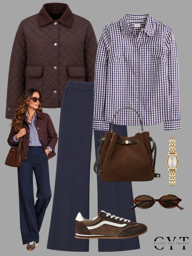 OUTFITS WITH A BUTTON-DOWN SHIRT WITH MODELS - OCT 2026 - OUTFIT 6