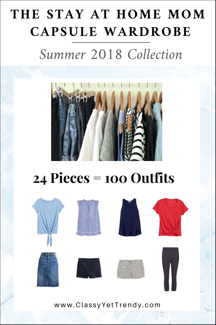 STAY AT HOME MOM Capsule Wardrobe Summer 2018