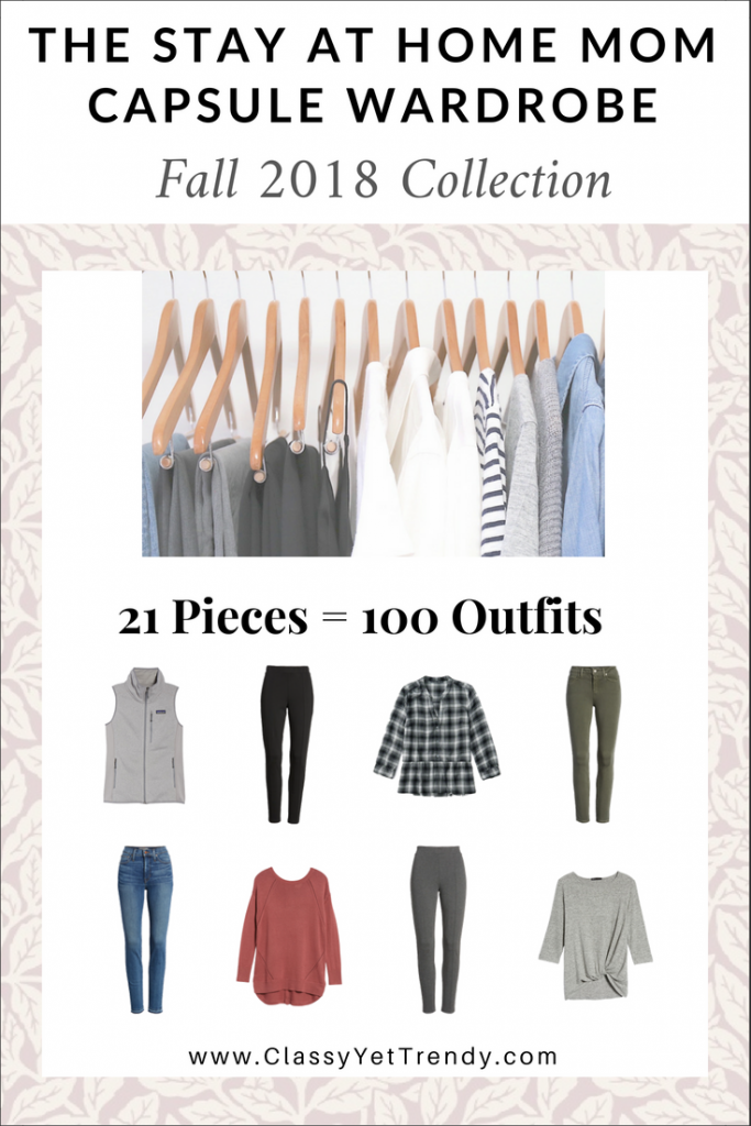 Stay At Home Mom Capsule Wardrobe Fall 2018 eBook