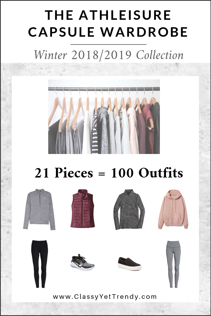 The Athleisure Capsule Wardrobe Winter 2018 2019 Collection