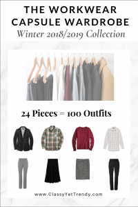 The Workwear Capsule Wardrobe: Winter 2018/2019 Collection