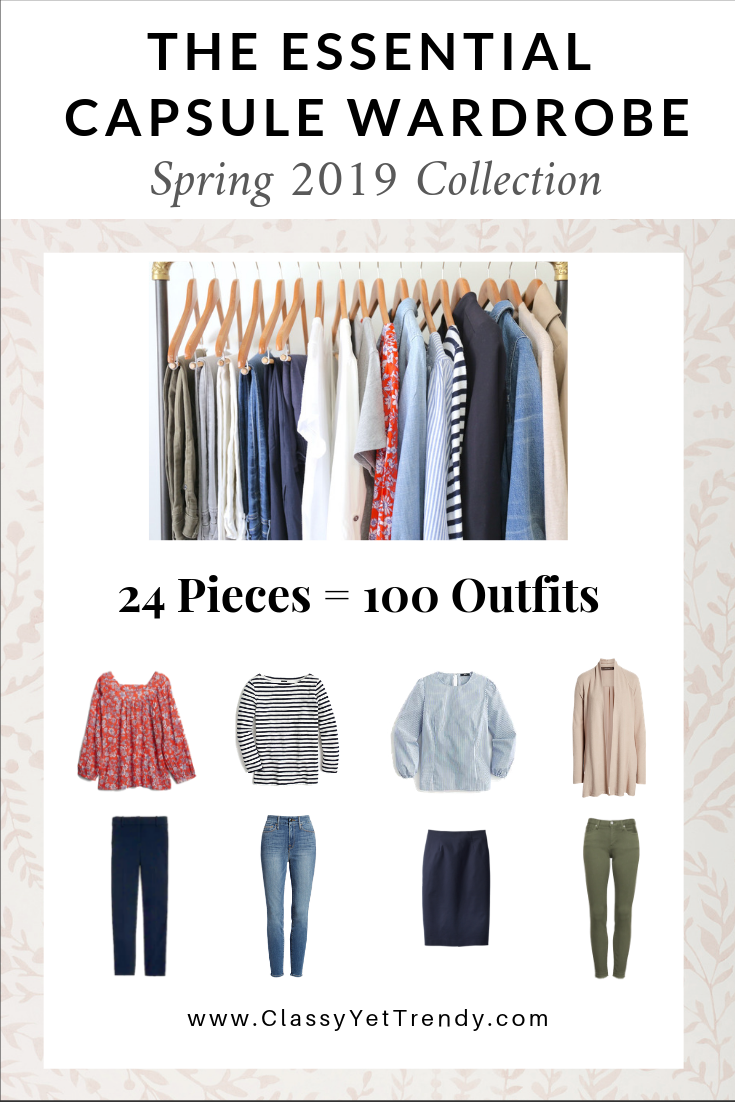 The Essential Capsule Wardrobe Spring 2019