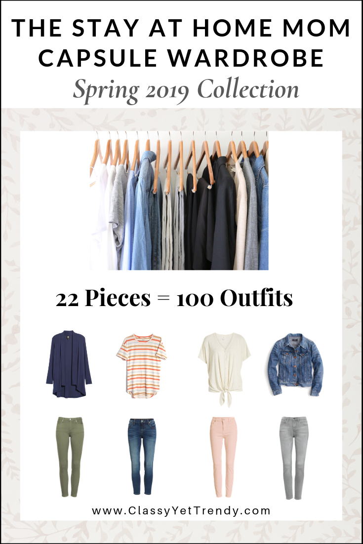 Stay At Home Mom Capsule Wardrobe Spring 2019 eBook