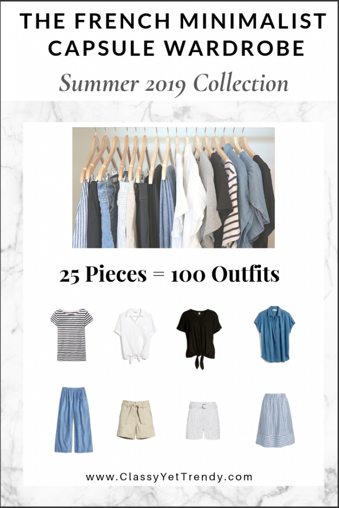 French Minimalist Capsule Summer 2019 eBook