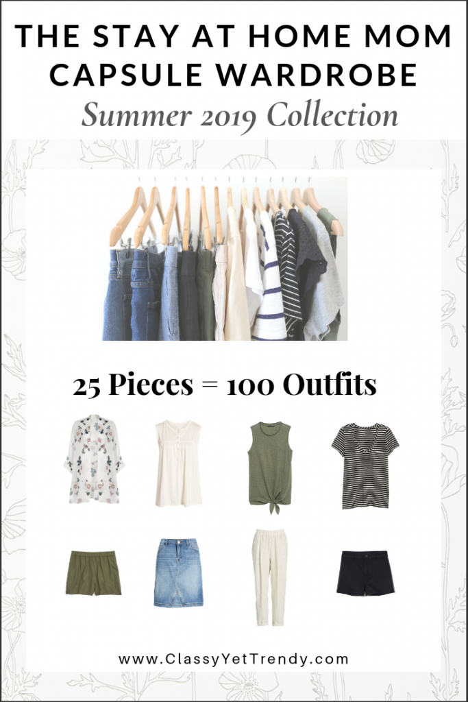Stay At Home Mom Capsule Wardrobe Summer 2019 eBook Cover