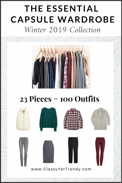 The Essential Capsule Wardrobe Winter 2019 Preview + 10 Outfits