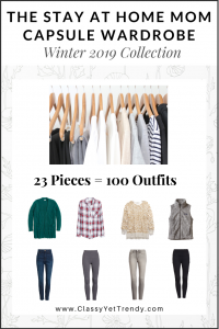 The Stay At Home Mom Capsule Wardrobe: Winter 2019 Collection