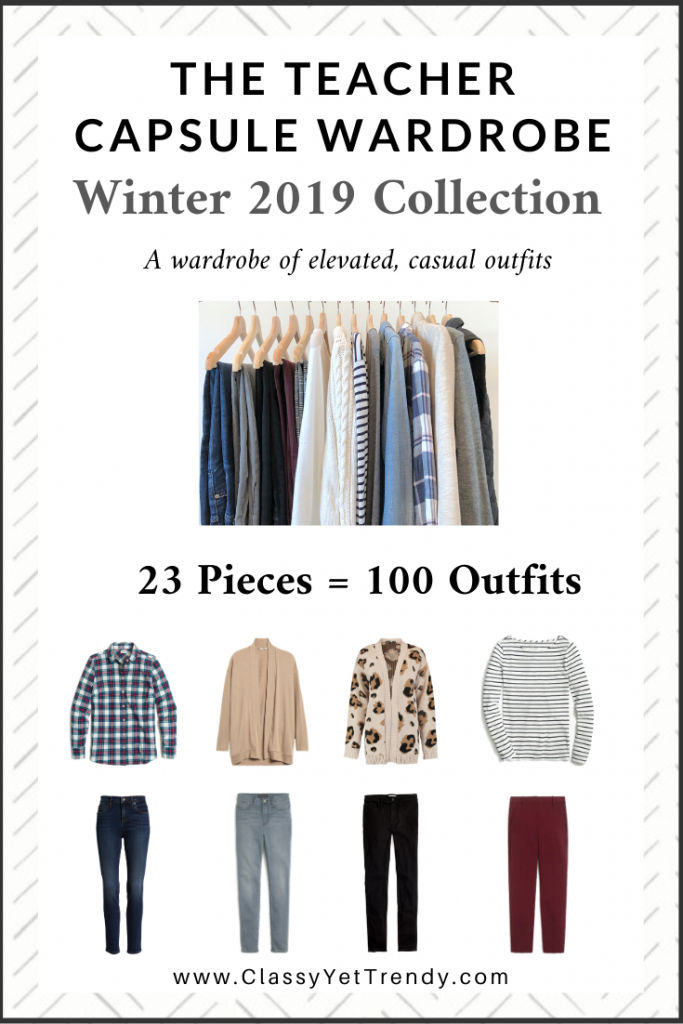 Teacher Capsule Wardrobe Winter 2019 eBook cover