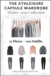 The Athleisure Capsule Wardrobe: Winter 2019 Collection