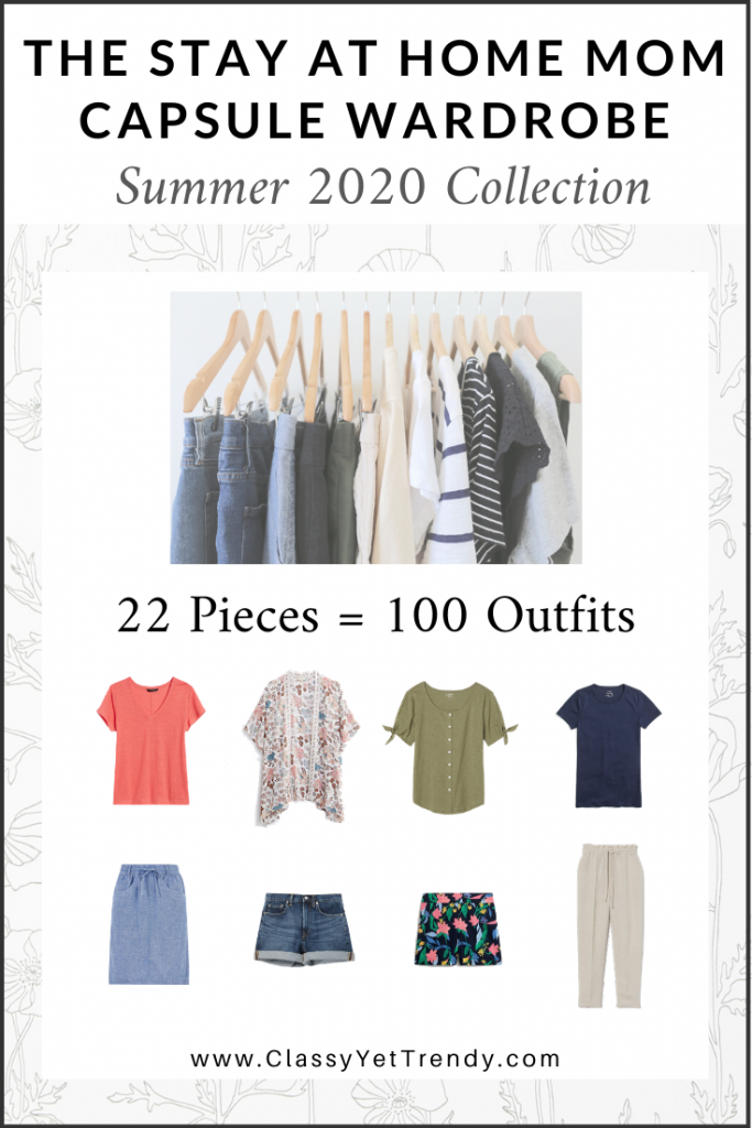 Stay At Home Mom Capsule Wardrobe Summer 2020 cover
