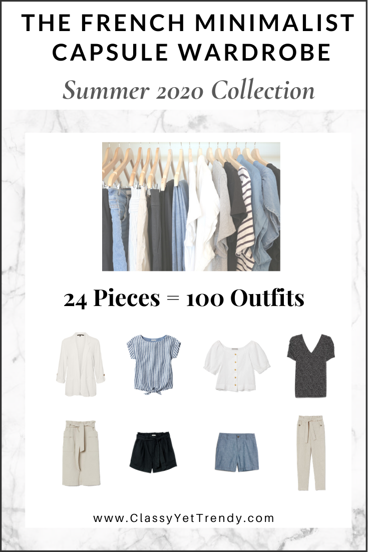2020 Summer capsule wardrobe