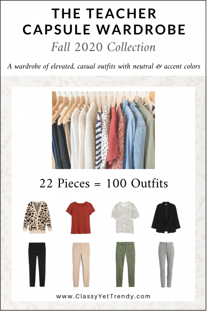 The Teacher Capsule Wardrobe Fall 2020 Preview + 10 Outfits