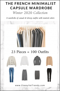 The French Minimalist Winter 2020 Capsule Wardrobe Sneak Peek + 10 ...