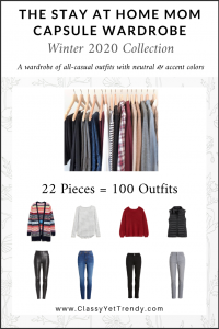 The Stay At Home Mom Capsule Wardrobe: Winter 2020 Collection