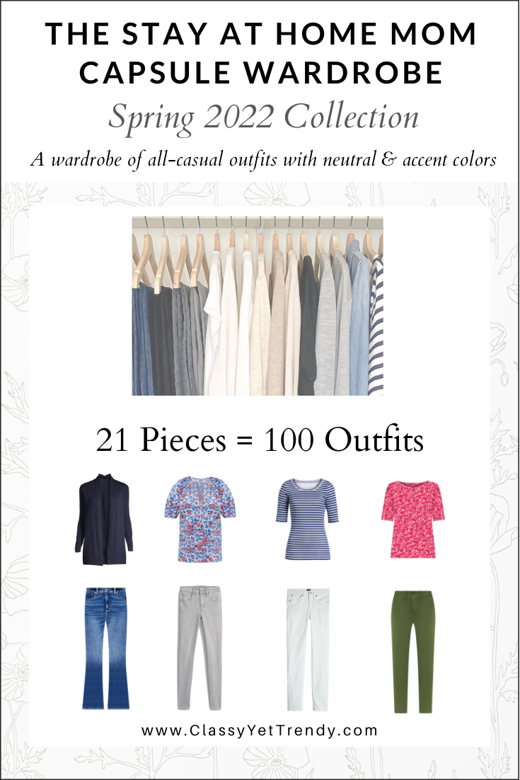 An Easy Spring Capsule Wardrobe With Some Spring Outfit Ideas